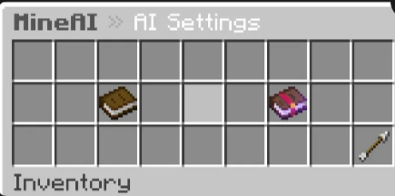 MineAI - panel AI settings alternativo