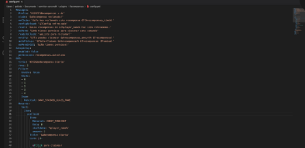 Recompensas - configuración YAML