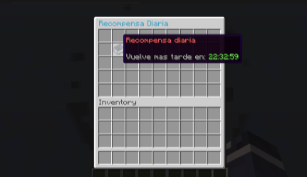 Recompensas - tooltip de cooldown